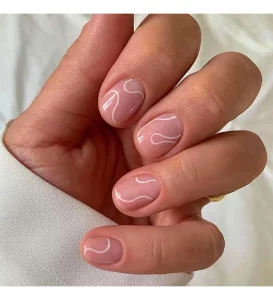 27 Vibrant Short Nail Design Abstract Art Adds Flair