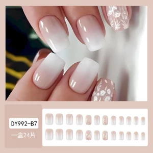 14 Short Simple Gradient Nail Styles For Summer