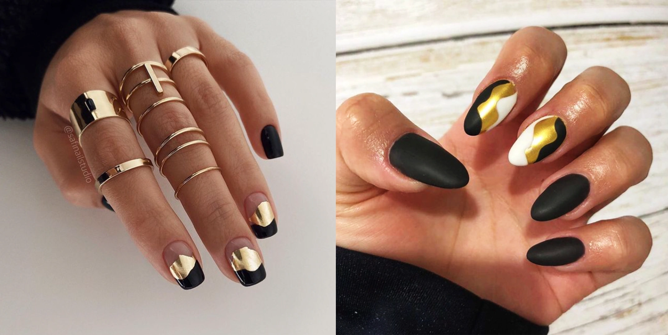 29 Elegant Simple Black Nail Designs All Day Glam