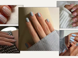 25 Timeless Simple Striped Nail Pattern Charm