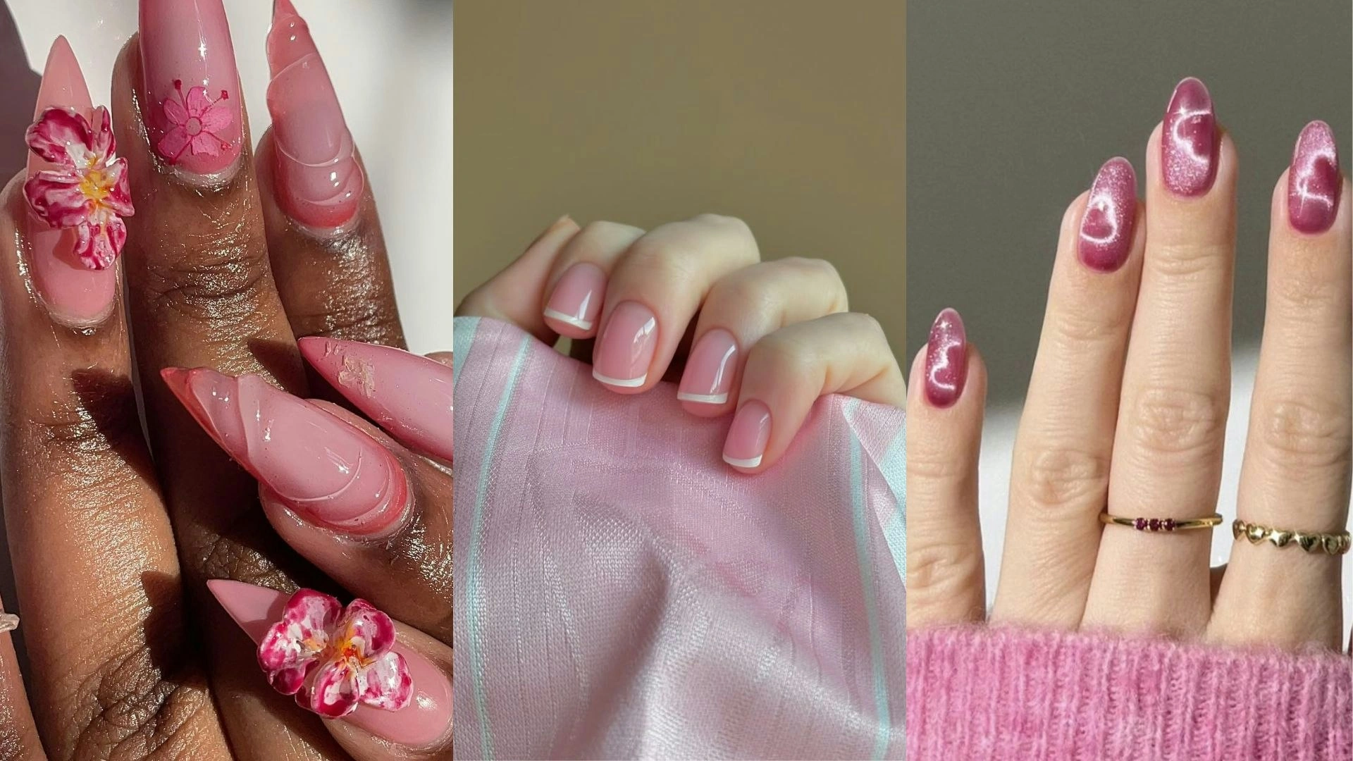 28 Glamorous Sparkling Pink Nail Designs 2025 To Shine