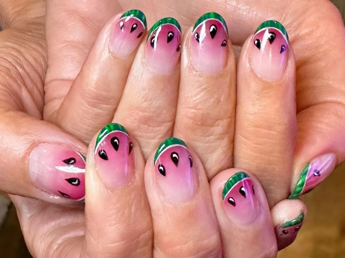 Square Nails Featuring 2025 Pastel Ombre