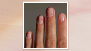 33 Summer Orange Floral Nail Designs