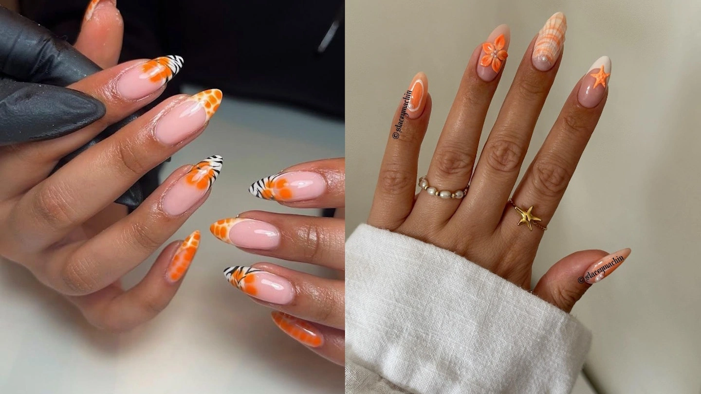 35 Radiant Summer Orange Nail Designs To Brighten Days