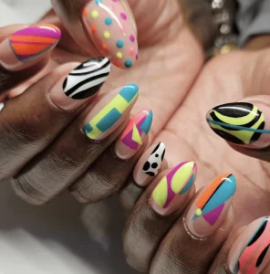 37 Sparkle With Vibrant Bright Nail Designs 2025