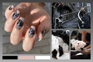 31 Stunning Victorian Lace Dark Nail Collection