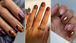 38 Stylish White Tip Nails With Glitter Vines, Try