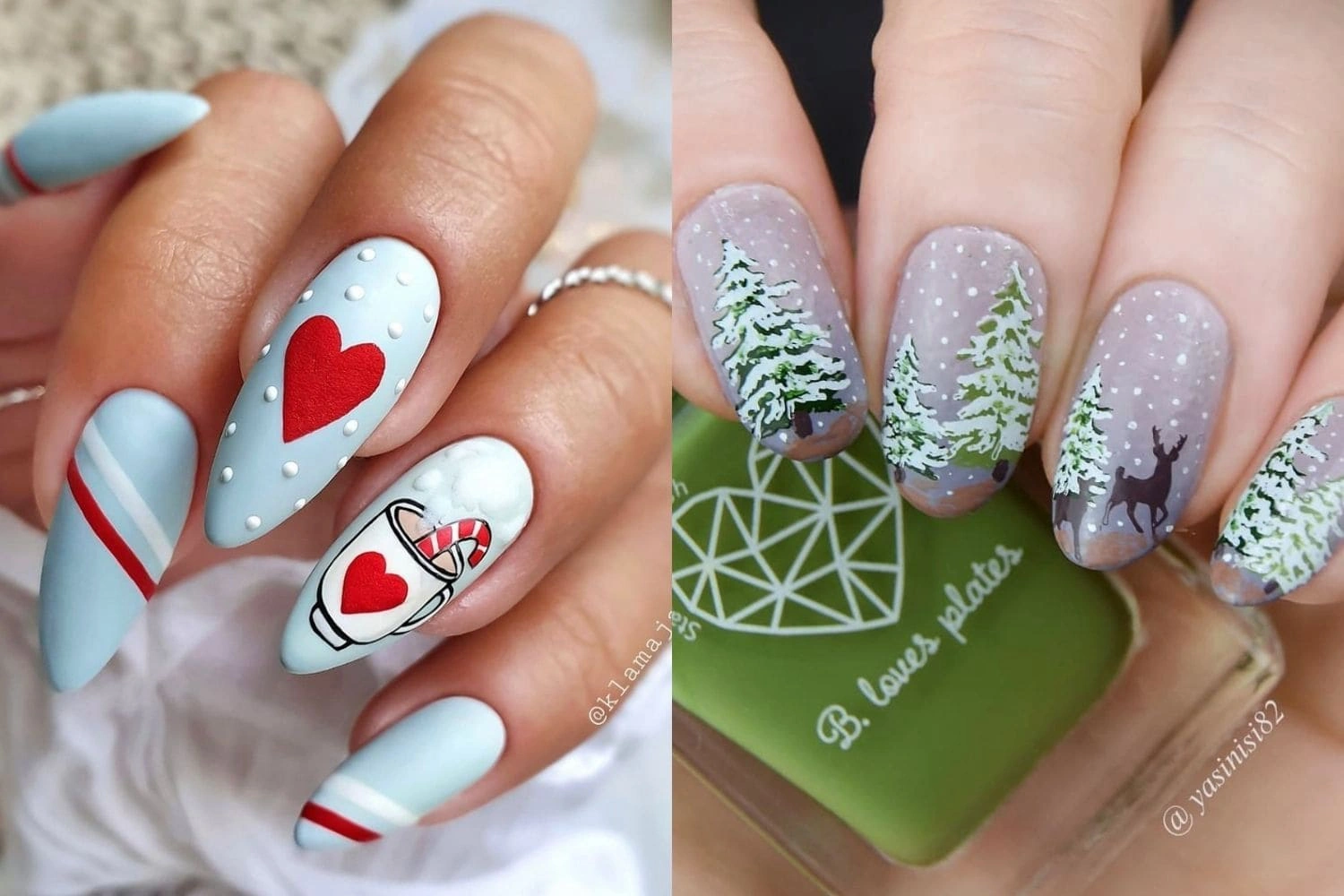 42 Sparkling Winter Nail Art Masterpieces And Frost
