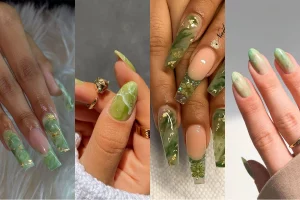 16 Fresh Nail Art Hijau Styles For 2025