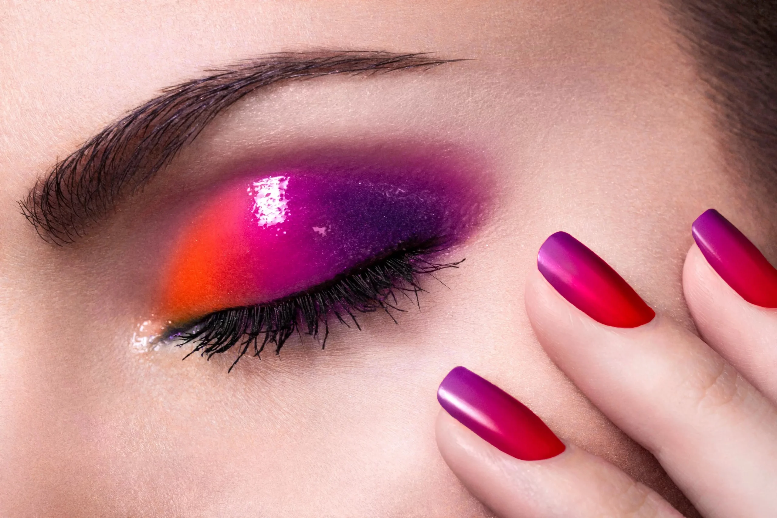 22 Radiant Purple Ombre Nail Design Glow Up Alluring