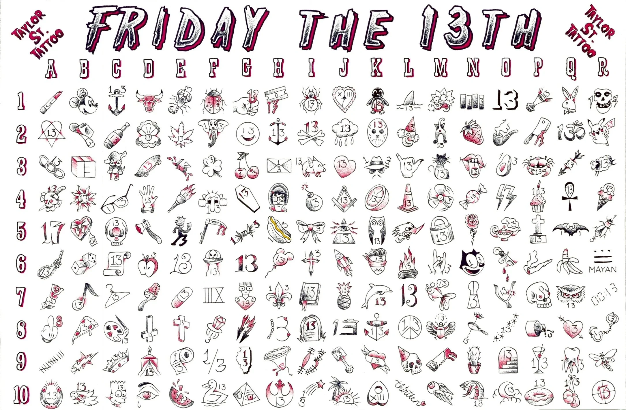 32 Daring 13$ Tattoos On Friday The 13th: Ink Your Luck
