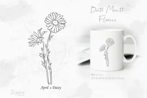 22 Elegant April Birth Flower Tattoo Designs