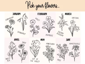 35 Classic April Birth Flower Tattoo With Name