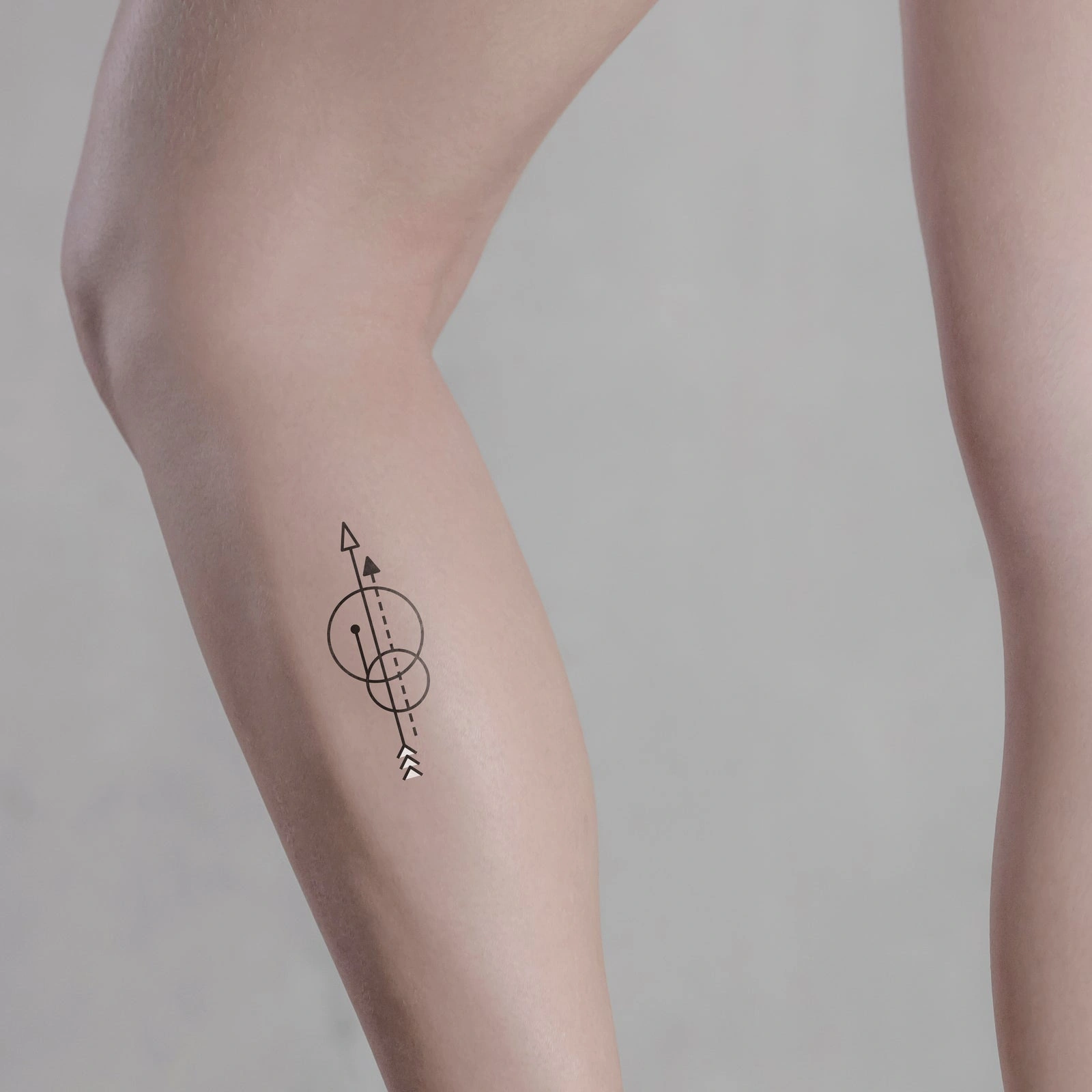 17 Bold Arrow Tattoo With Roman Numerals: Find Your Way