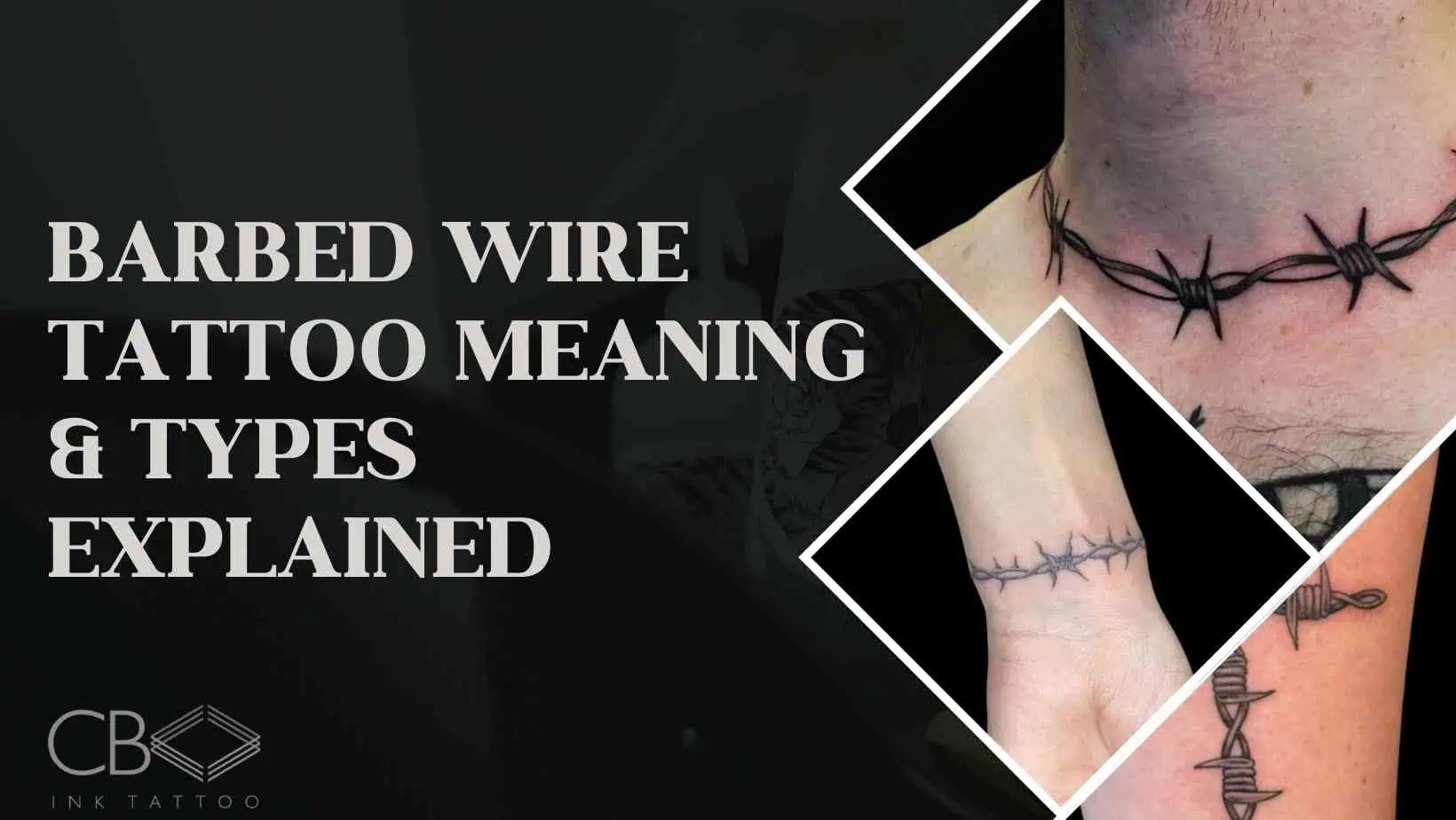 Barbed Wire Tattoo On Forearm