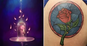 24 Beauty And The Beast Tattoo Ideas For Lovers