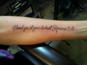 18 Final Guide To Bible Scriptures Tattoos On Forearm