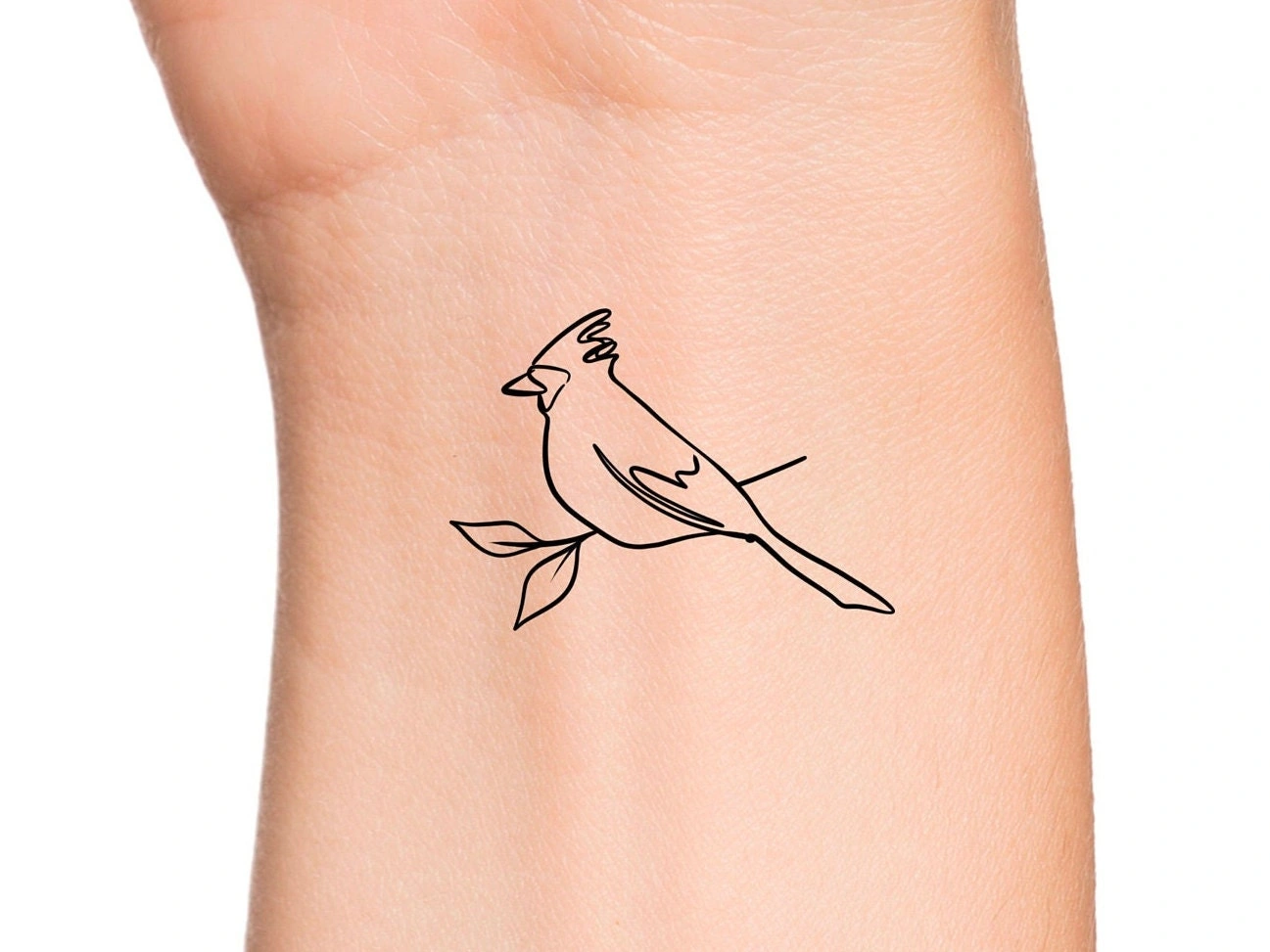 Bird In A Tree Tattoo