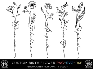 30 Birth Flower Tattoo With Name Trends
