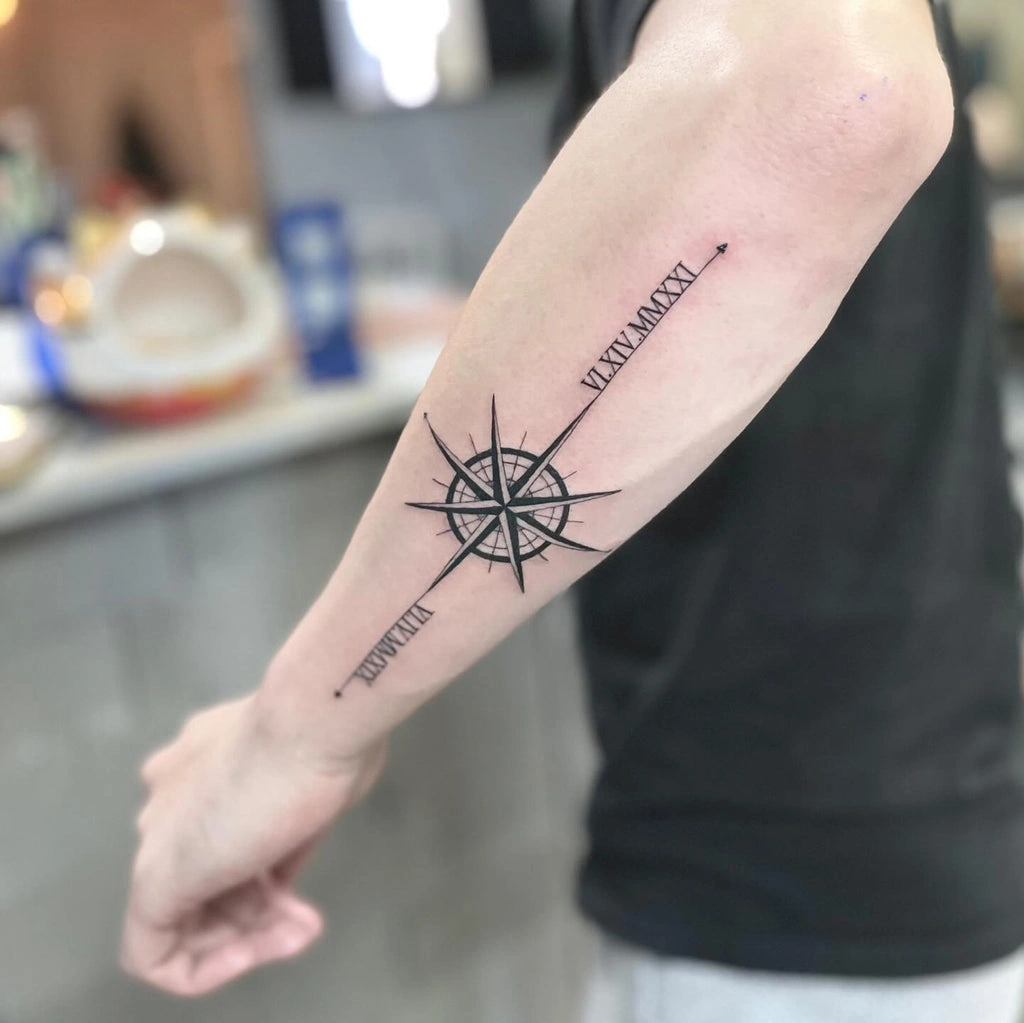 12 Classic Birthday Tattoos In Roman Numerals Shine