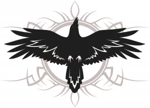 19 Bold Black And White Crow Tattoo: Embrace The Mythic
