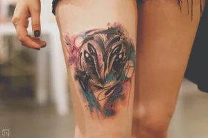 30 Inspiring Black And White Watercolor Tattoo Ideas