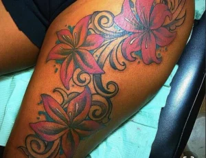 12 Black Skin Thigh Tattoos For Dark Skin Guide