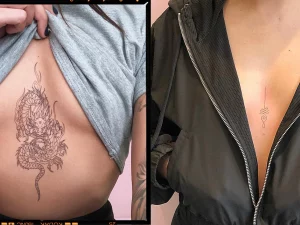 12 Secret Boyfriend Name Tattoo Under Breast Ideas