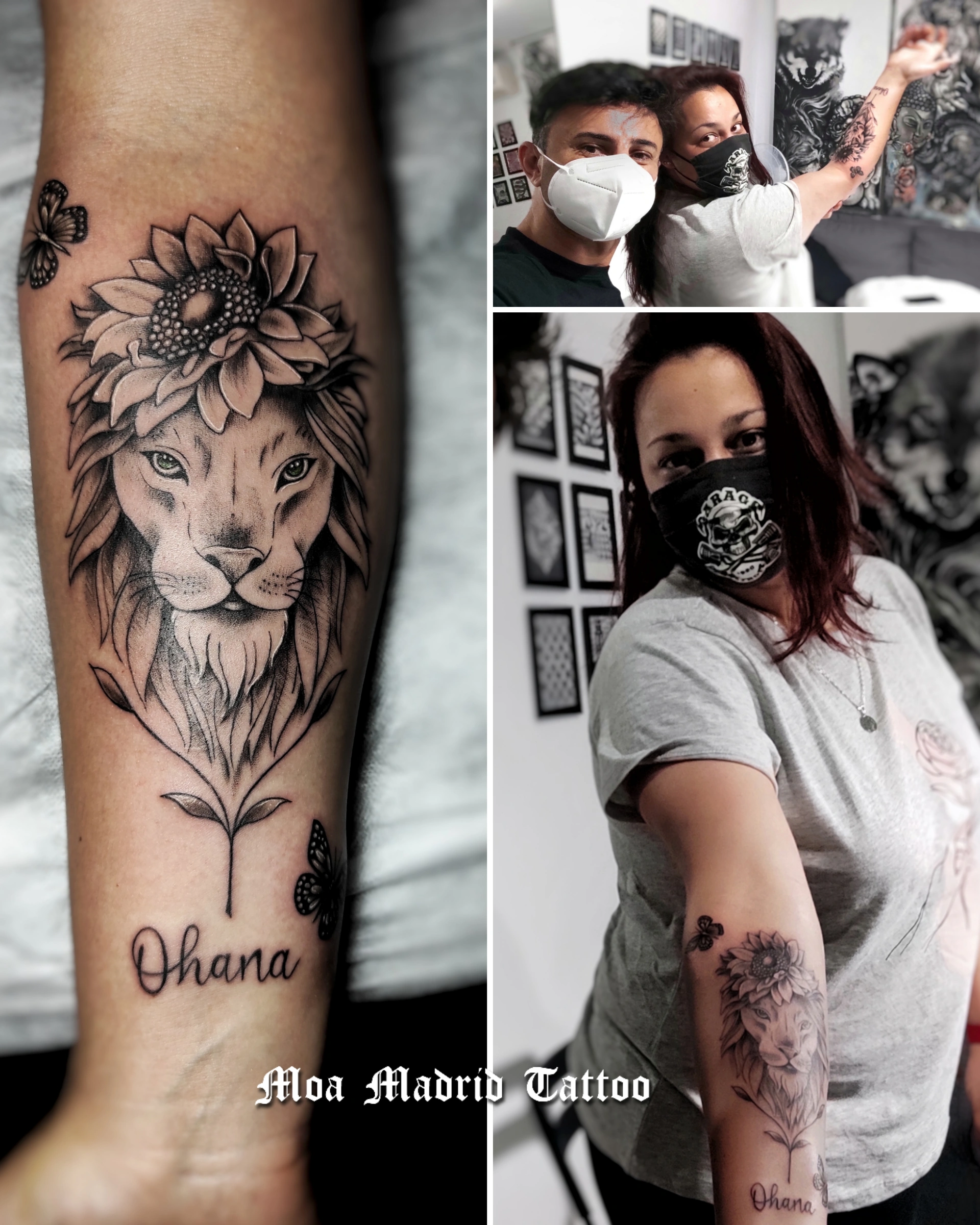 24 Sublime Brazo Mujer Tattoo Leona Con Flores Y Poder