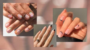 17 Trendy Brown Matte Nails With Negative Space Appeal