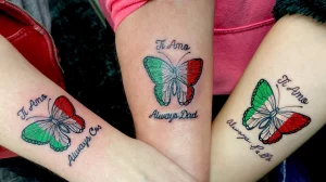 12 Butterfly Tattoo With Childrens Names