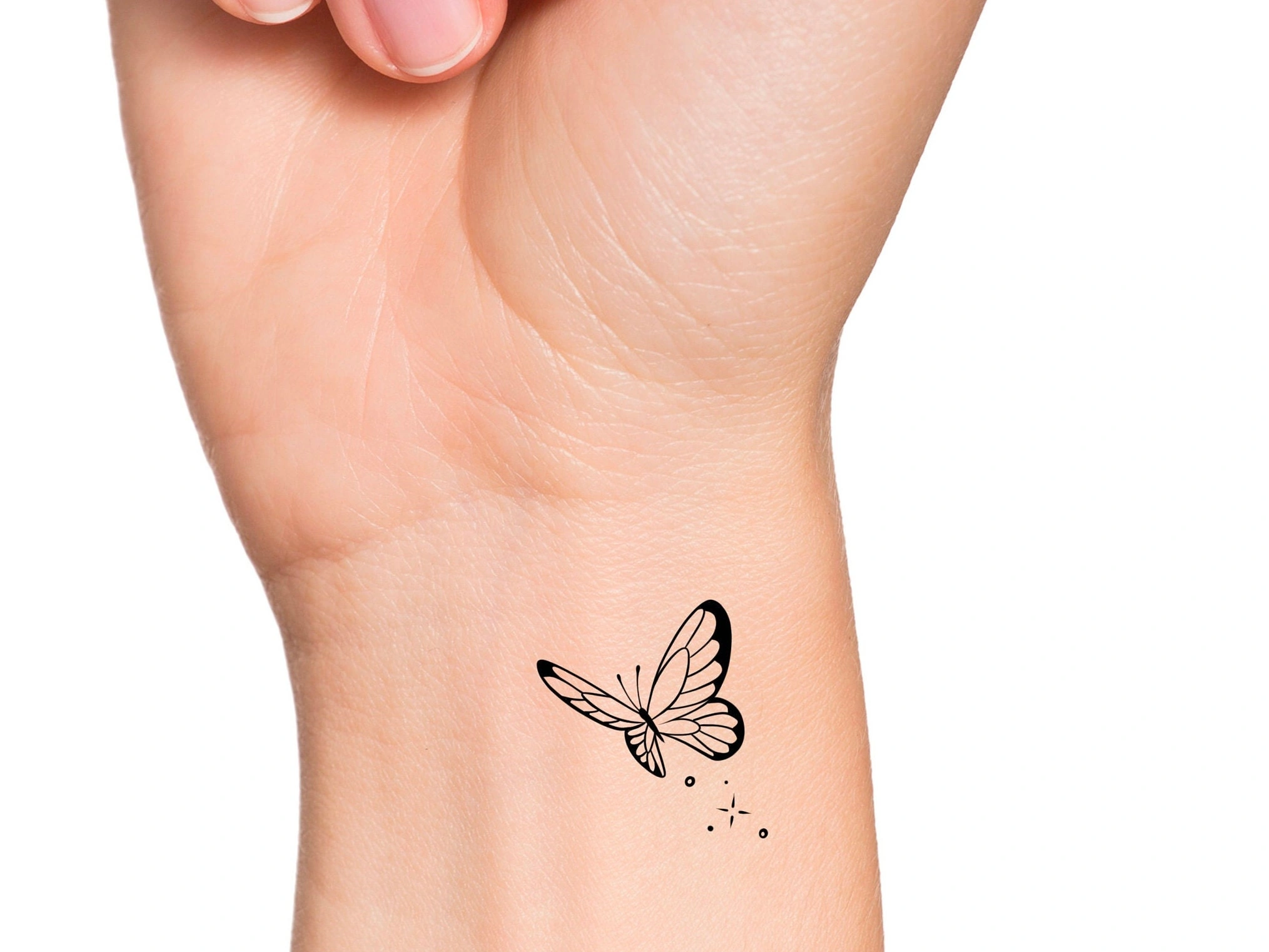 11 Chic Butterfly Tattoo With Roman Numerals: Milestones