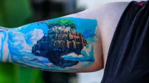 20 Cathedral Castle In The Sky Tattoo: Dream Flight