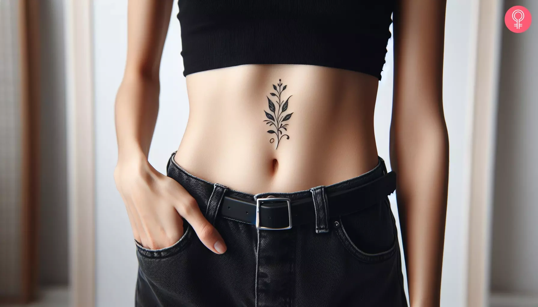 Classy Belly Button Tattoos For Females