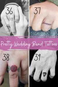 22 Beautiful Couple Initial Tattoos On Finger