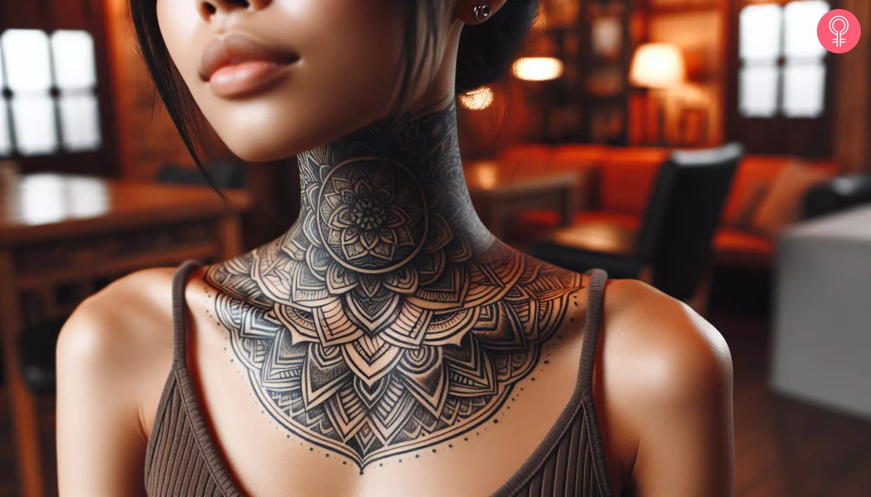 3 Stunning Cute Neck Tattoos For Black Females Shine