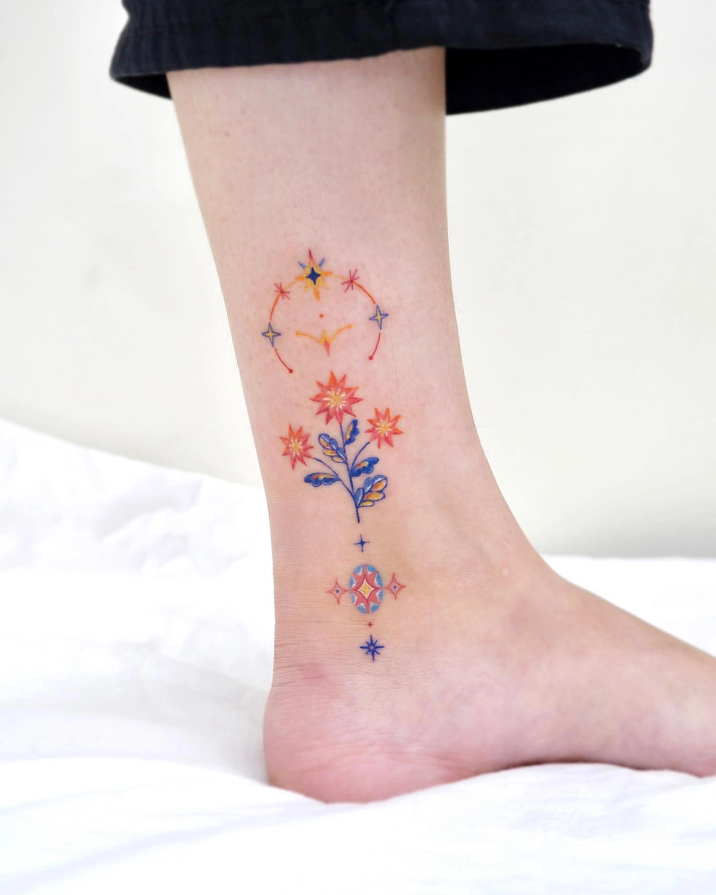 28 Charming Cute Small Tattoos On Ankle Add A Spark