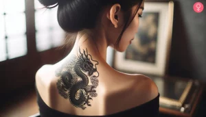 27 Dragon Tattoos For Women On Back: Bold Statement