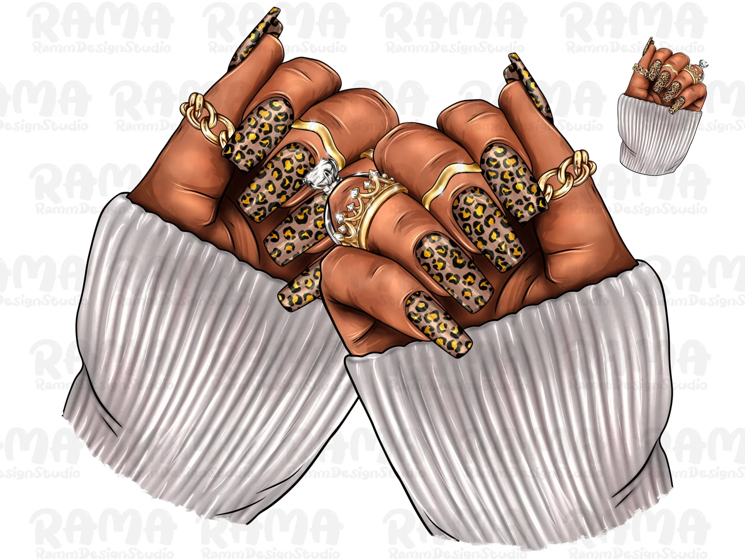 14 Bold Embellished Leopard Clip Art Nails Get Fierce