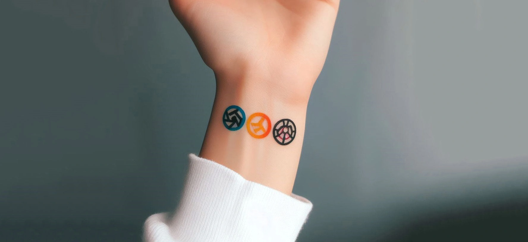 Equal Sign Tattoo On Wrist