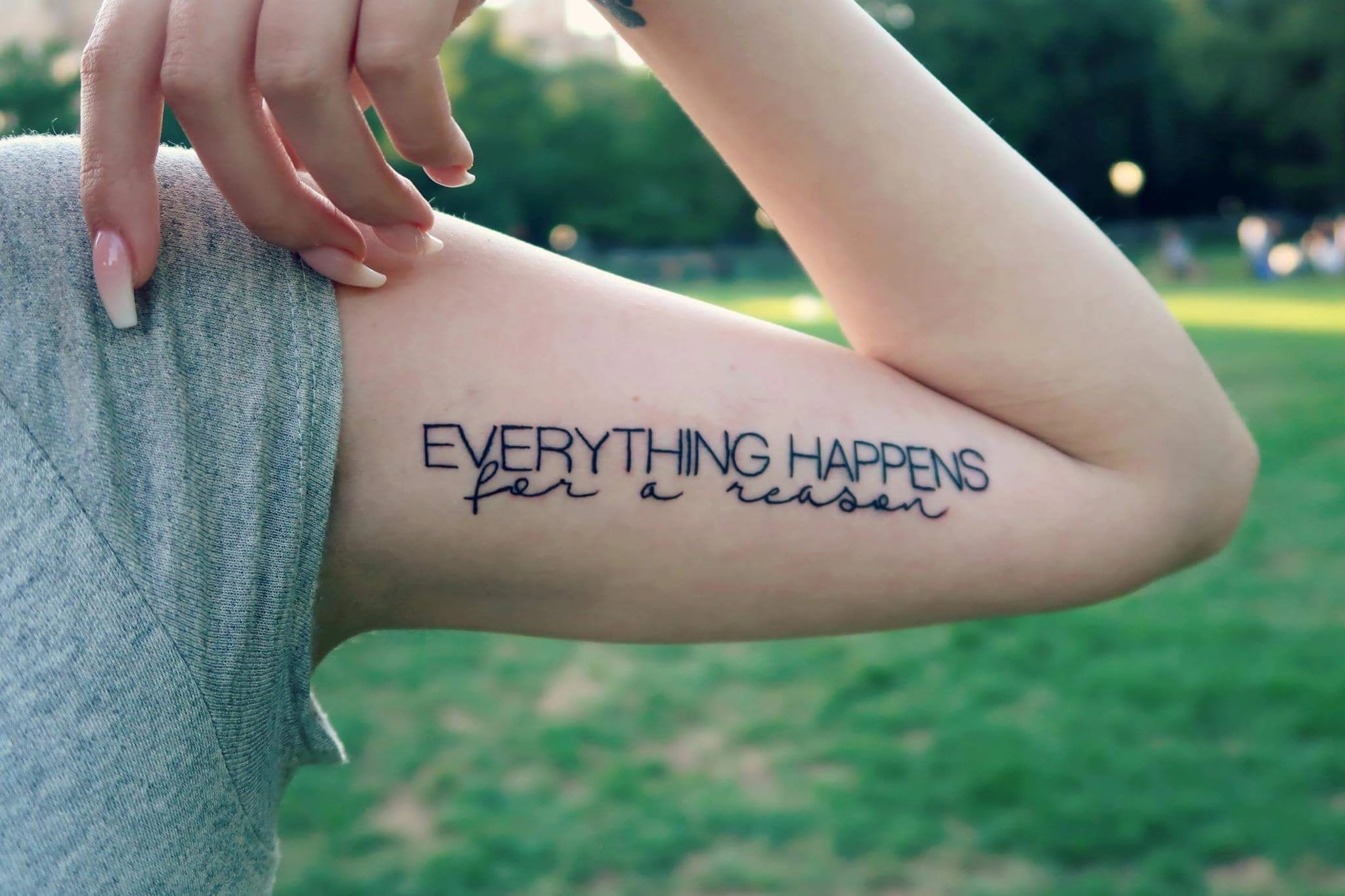 7 Insightful Everything Happens For A Reason Whether Good Or Bad Tattoo Inspires Wonder