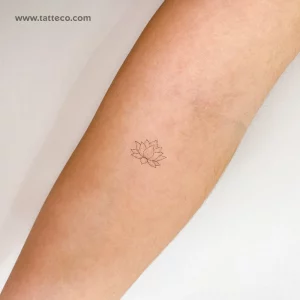 21 Elegant Female Lotus Flower Tattoo Forearm Trends