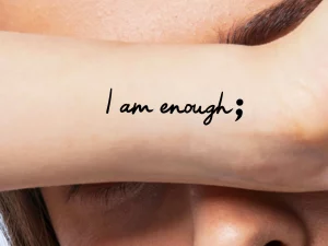 26 Feminist I Am Enough Tattoo