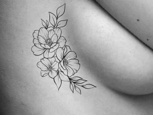 18 Stunning Flower Tattoos On Side Of Body