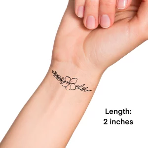 34 Flower Tattoos On The Wrist: Simple & Graceful