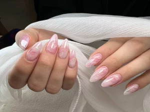 34 Fresh Glossy Pink Nail Inspiration Ideas