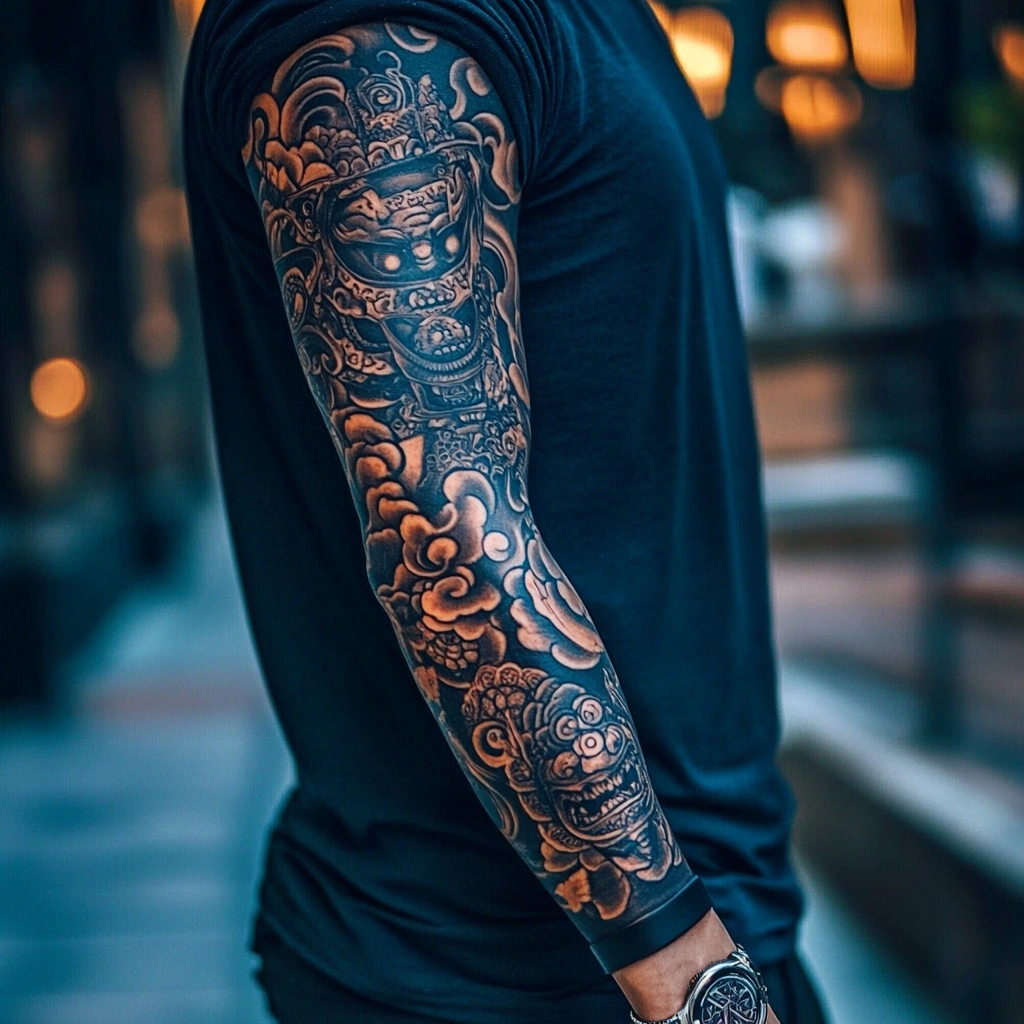 14 Ethereal Half Sleeve Memorial Tattoo Designs Envision