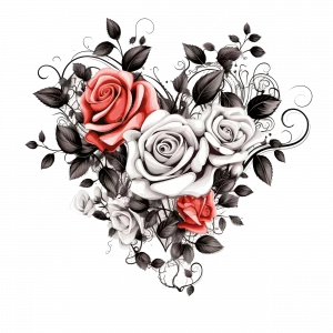 19 Heart And Rose Tattoo Ideas For Romance