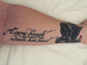 25 Artistic His Beauty Her Beast Tattoos Showcase