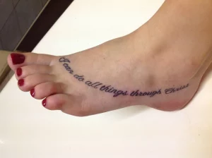 16 I Can Do All Things Tattoos Shine Through